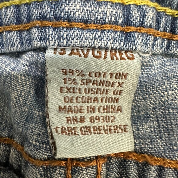 Low-Rise Bootcut Jeans SO 15 Average Regular 99% Cotton & 1% Spandex Blue Denim - Picture 3 of 8